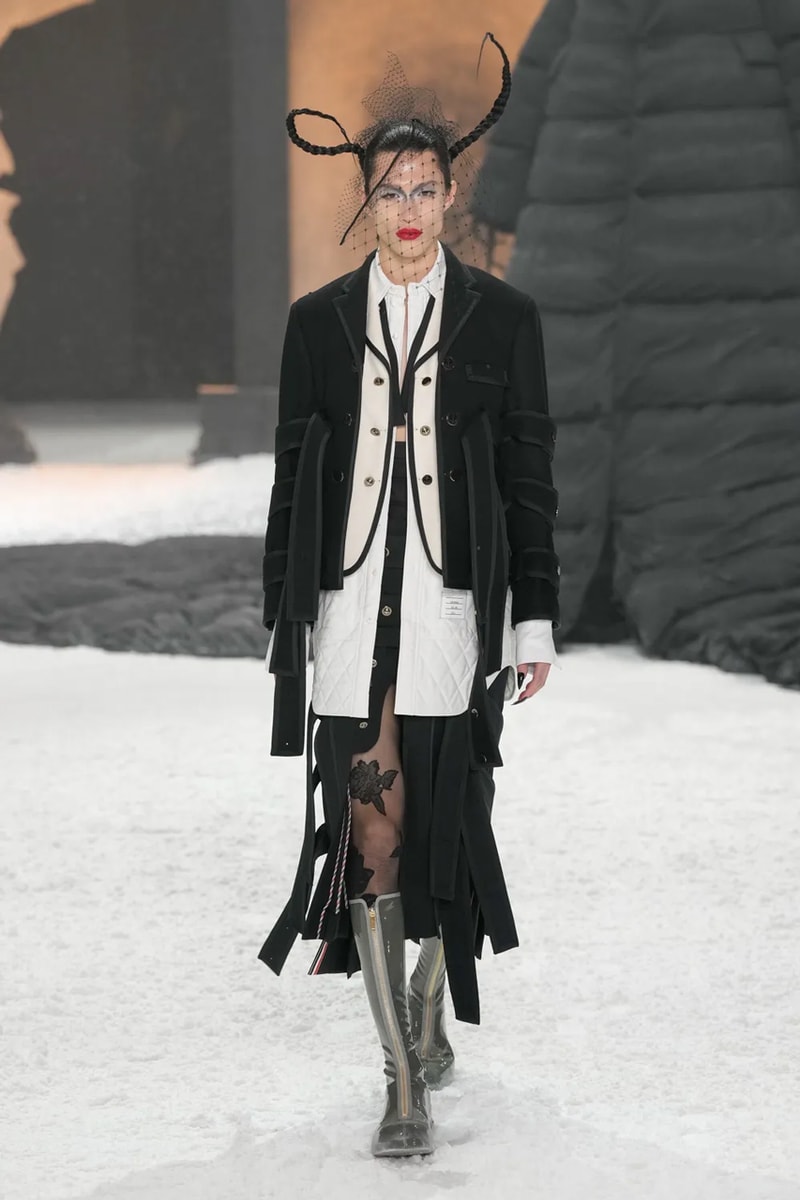Thom Browne Saunters in Moody, yet Refined Fantasy for Fall/Winter 2024 New York Fashion Week 
