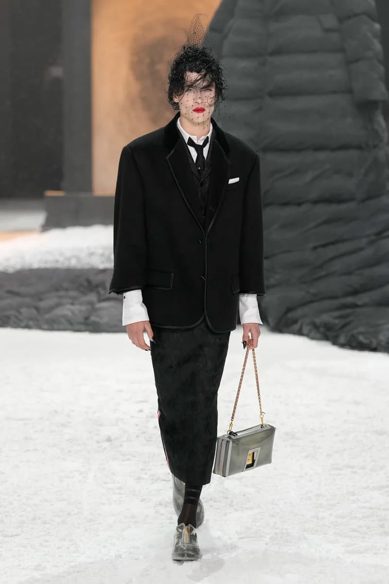 Thom Browne Saunters in Moody, yet Refined Fantasy for Fall/Winter 2024 New York Fashion Week 