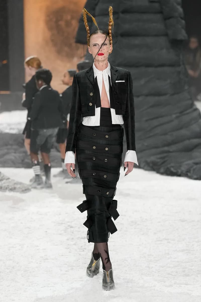 Thom Browne Saunters in Moody, yet Refined Fantasy for Fall/Winter 2024 New York Fashion Week 