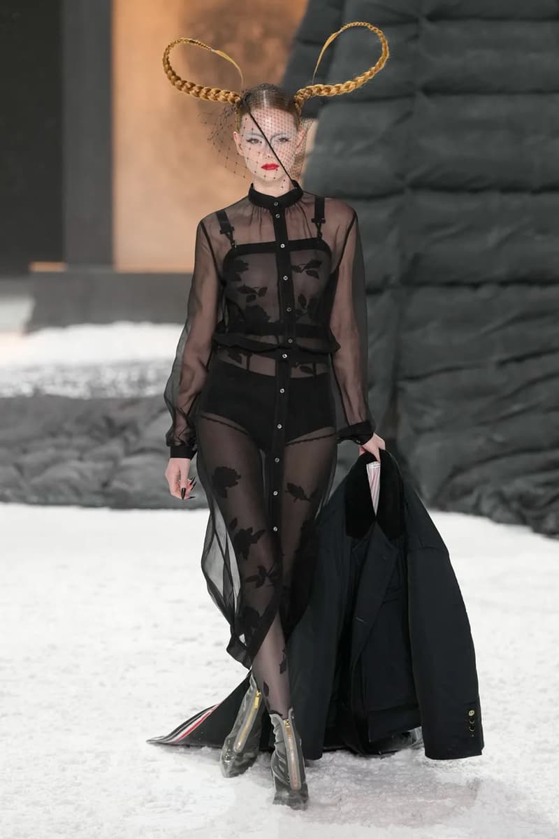 Thom Browne Saunters in Moody, yet Refined Fantasy for Fall/Winter 2024 New York Fashion Week 