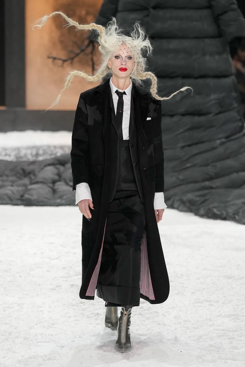 Thom Browne Saunters in Moody, yet Refined Fantasy for Fall/Winter 2024 New York Fashion Week 