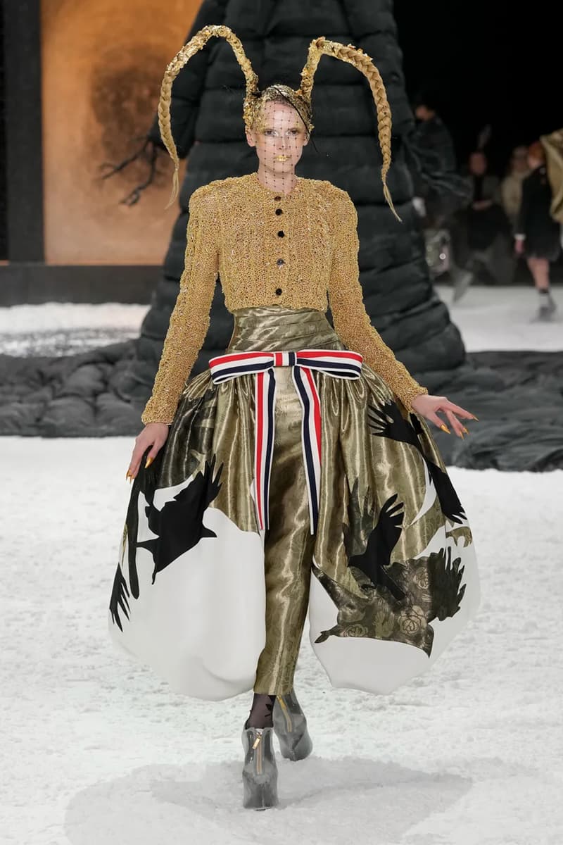 Thom Browne Saunters in Moody, yet Refined Fantasy for Fall/Winter 2024 New York Fashion Week 