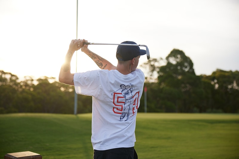 walker golf things shortees par 3 course pitch and putt apparel collaboration polo hat jacket shorts blue red