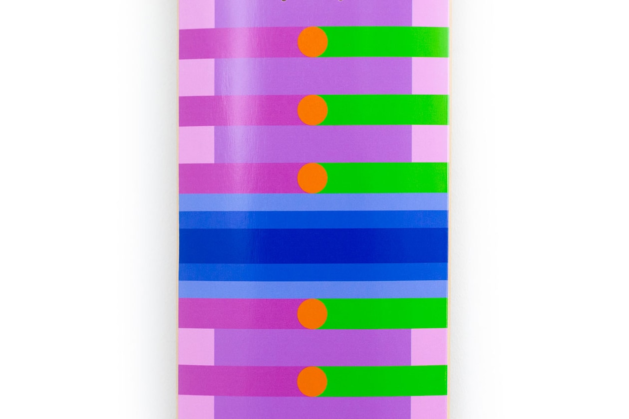 Yinka Ilori Teams Up With THE SKATEROOM capsule collab boards skate triptych design art vibrant artist design buy price release valentines