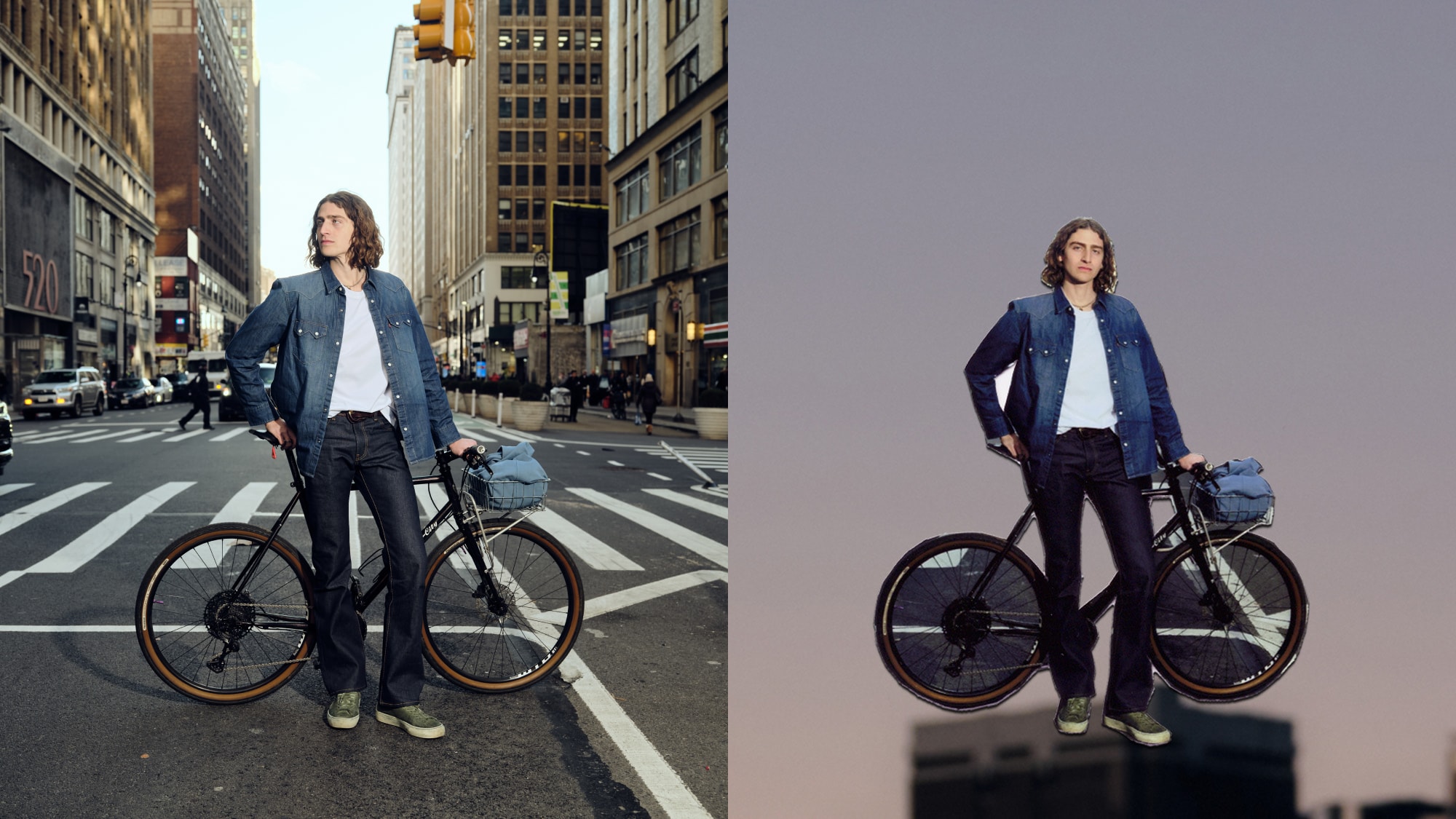 Designer Avery Ginsberg Day in the Life with Levi's in NYC Day to Night Styling