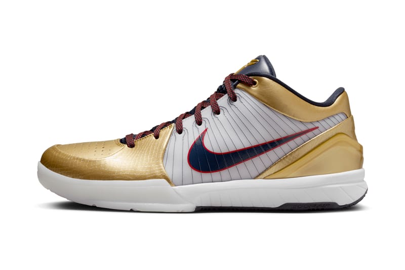 Official Images of the Nike Kobe 4 Protro "Gold Medal"