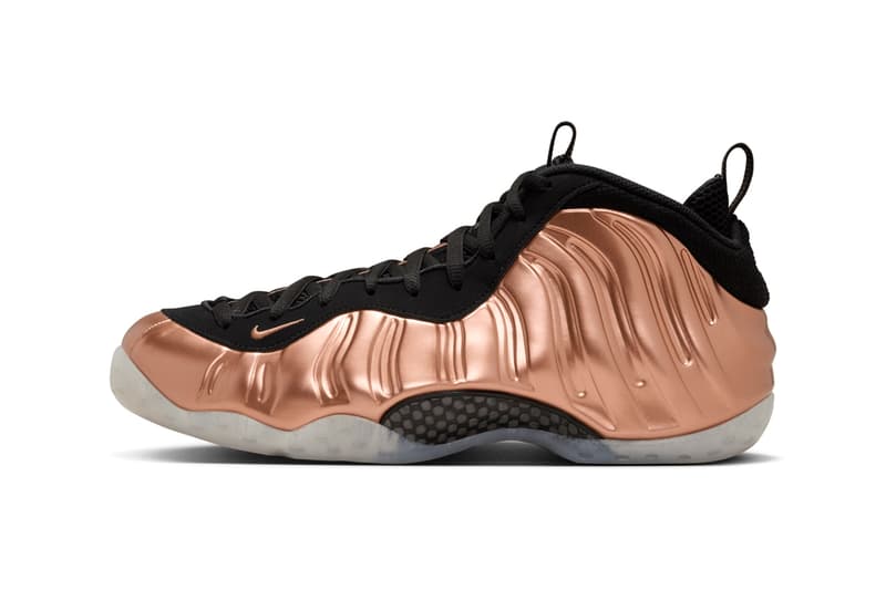 Nike Air Foamposite One "Metallic Copper" Is Set To Return Later This Year FZ9902-001 black metallic copper-off noir