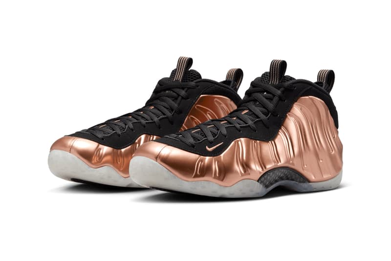 Nike Air Foamposite One "Metallic Copper" Is Set To Return Later This Year FZ9902-001 black metallic copper-off noir