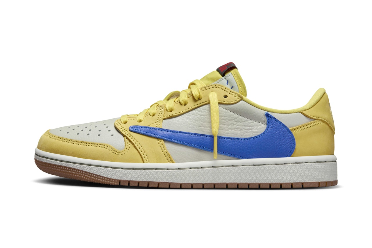 Official Images of the Travis Scott x Air Jordan 1 Low OG "Canary"