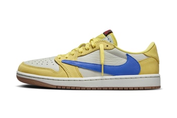 Picture of Official Images of the Travis Scott x Air Jordan 1 Low OG "Canary"
