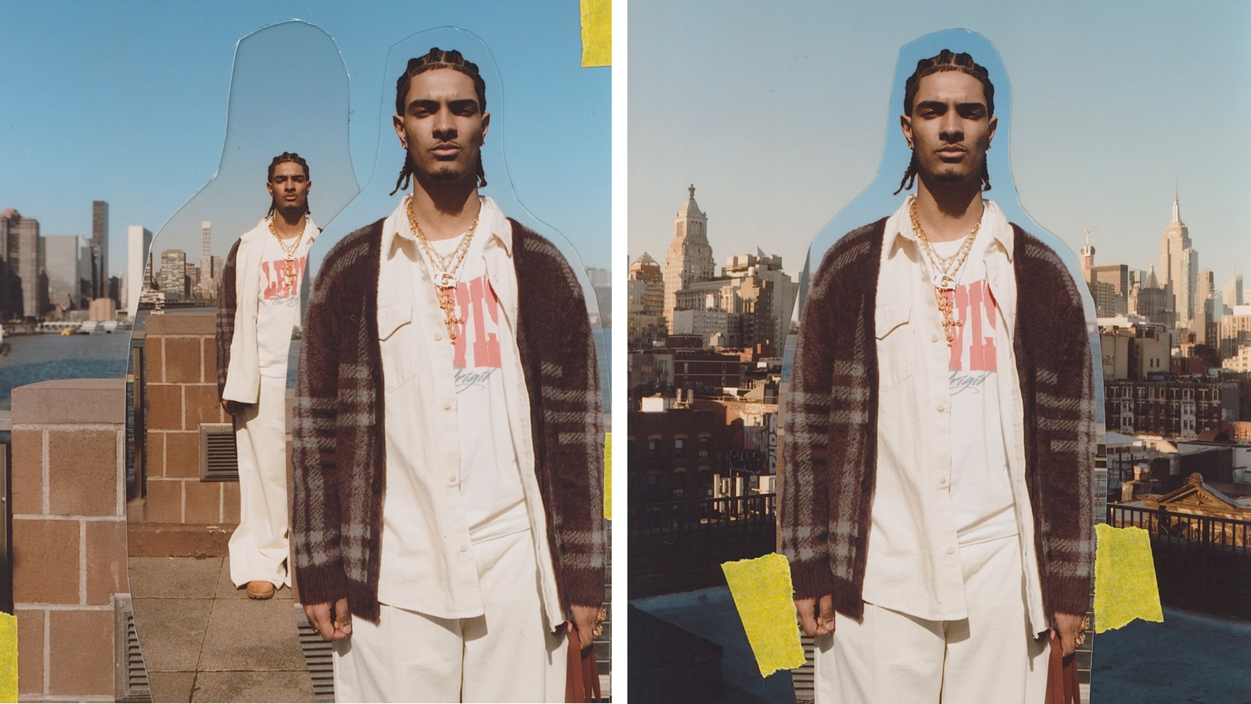 Content Creator Valentino Day in the Life with Levi's in NYC Styling Day to Night