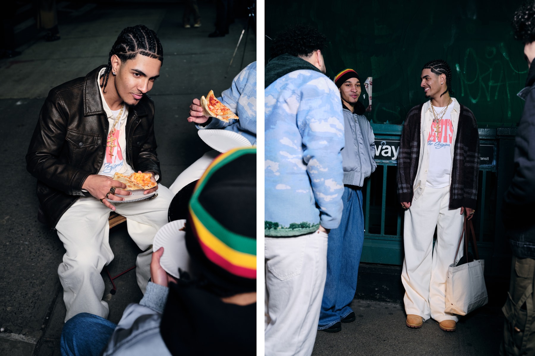 Content Creator Valentino Day in the Life with Levi's in NYC Styling Day to Night