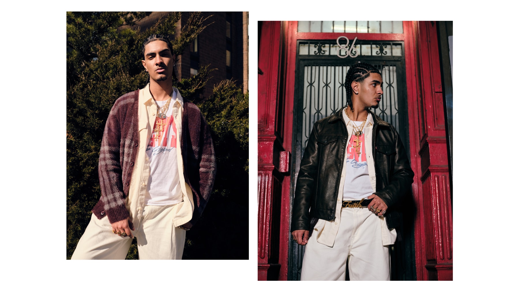 Content Creator Valentino Day in the Life with Levi's in NYC Styling Day to Night