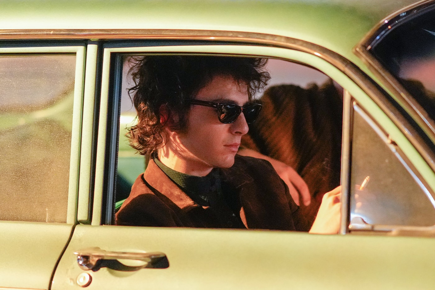 New Photos Timothée Chalamet Bob Dylan biopic filming