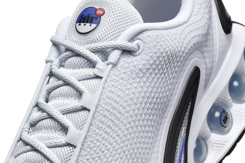 Official Look at the Nike Air Max Dn "Pure Platinum" DV3337-005 Pure Platinum/White-Black-Hyper Royal nike air max day