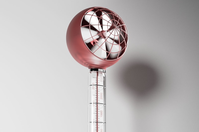 taras yoom global warming home fans furniture environment awareness art sculpture project thermometer obelisk details