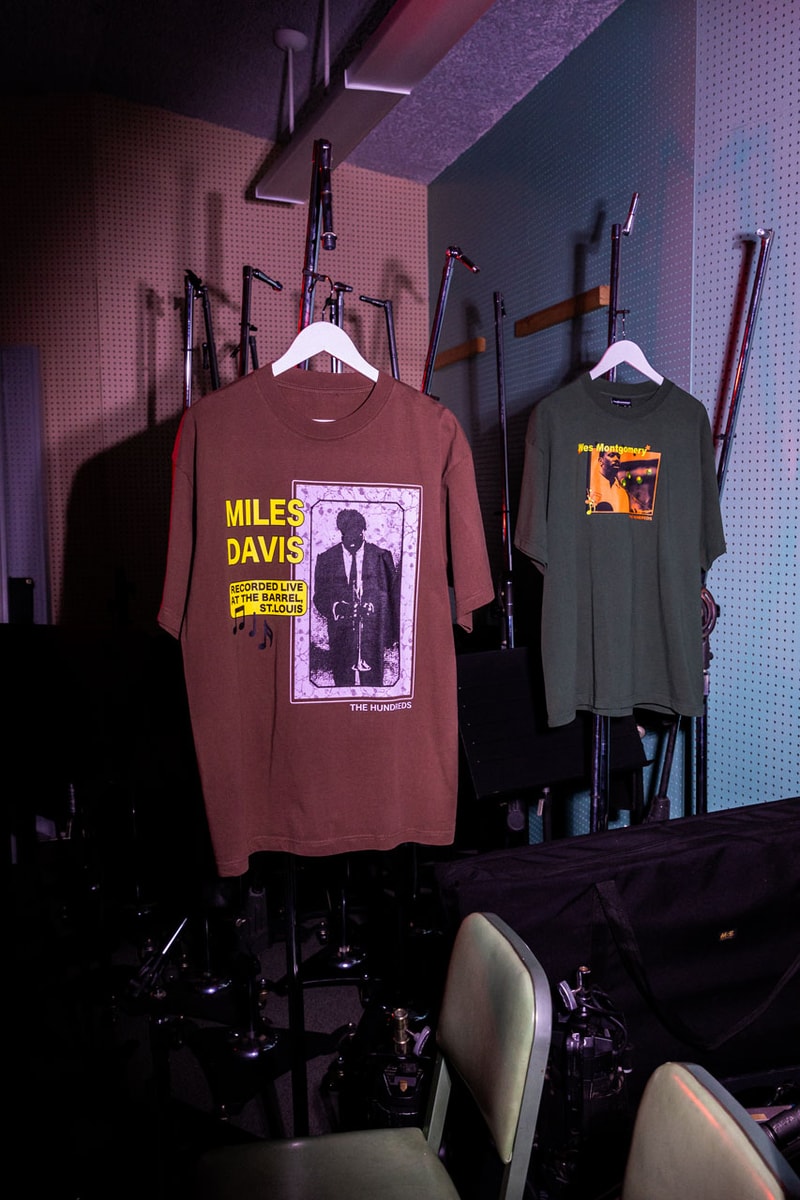 The Hundreds x Concord Records Pays Tribute to Jazz Music miles davis duke ellington Wes Montgomery music influence capsule collection clothing apparel merch mug crewneck zip up hoodie sweater fashion collab
