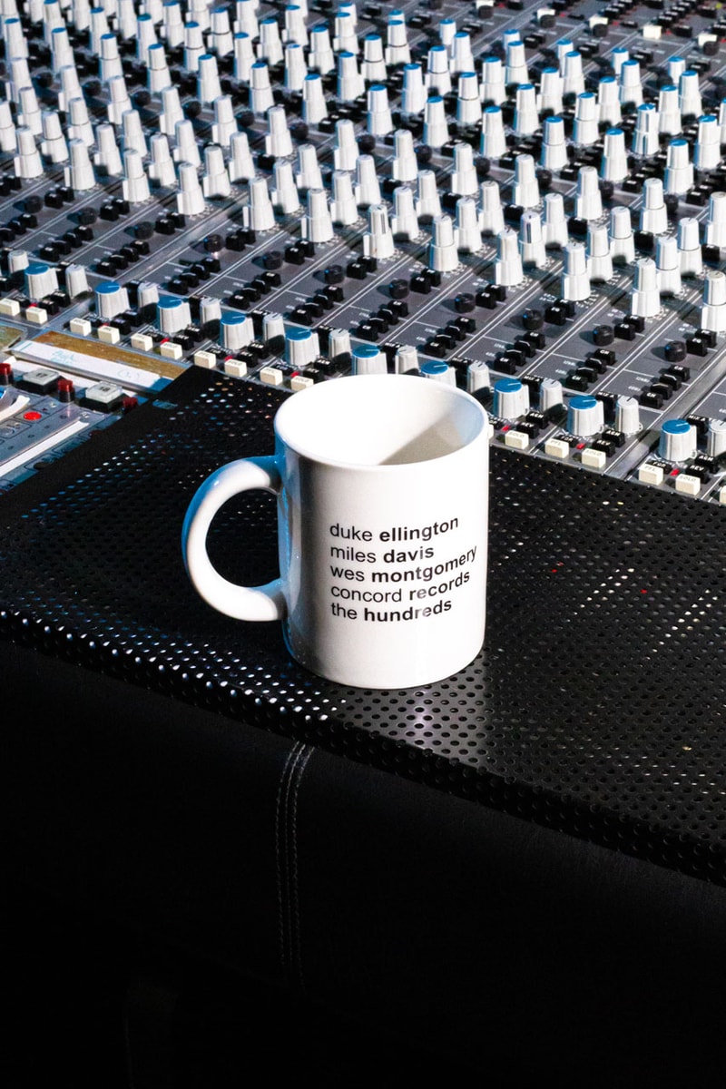 The Hundreds x Concord Records Pays Tribute to Jazz Music miles davis duke ellington Wes Montgomery music influence capsule collection clothing apparel merch mug crewneck zip up hoodie sweater fashion collab