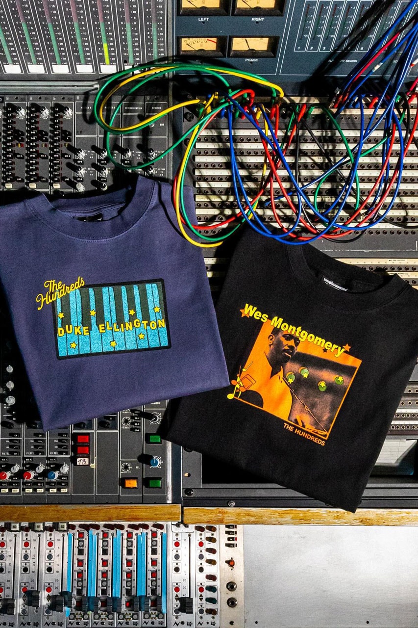 The Hundreds x Concord Records Pays Tribute to Jazz Music miles davis duke ellington Wes Montgomery music influence capsule collection clothing apparel merch mug crewneck zip up hoodie sweater fashion collab