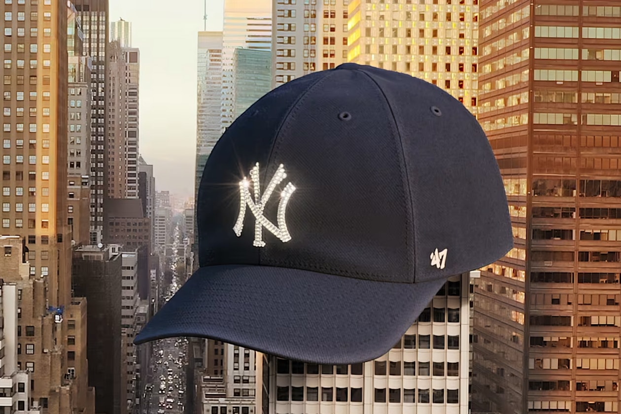 47 brand swarovski crystals new york yankees strapback dad hat kendall jenner official release date info photos price store list buying guide
