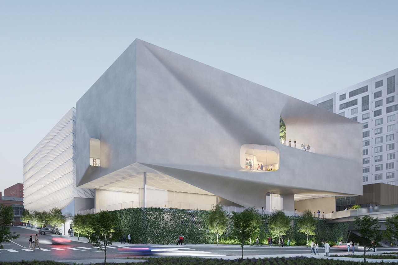 the broad downtown los angeles museum renovation expansion project space architecture firm details date project size new galleries courtyard
