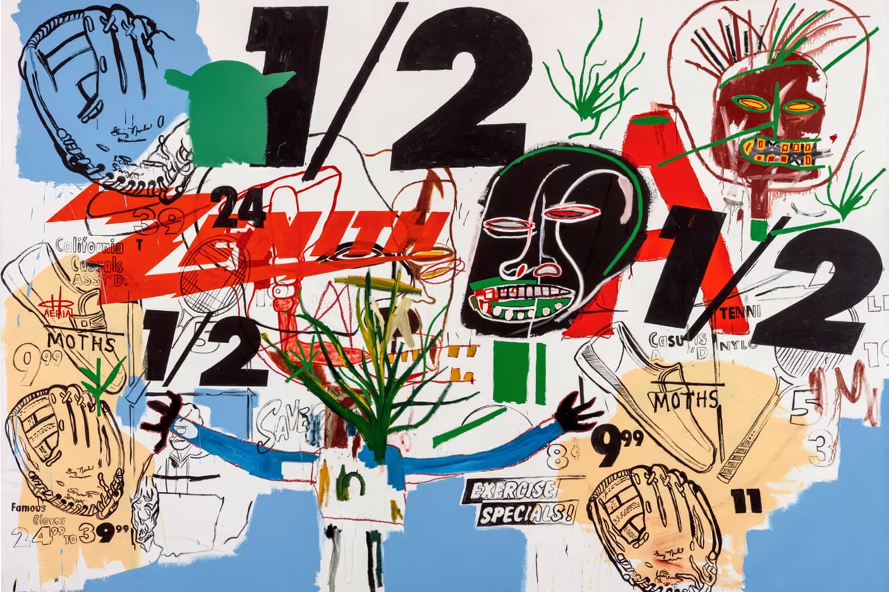 Sotheby's Auction Warhol Basquiat Untitled 1984 Art