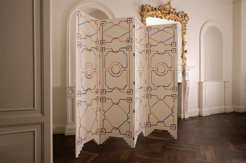 Gergei Erdei’s Folding Screen Series Mines Ancient Art for Inspiration