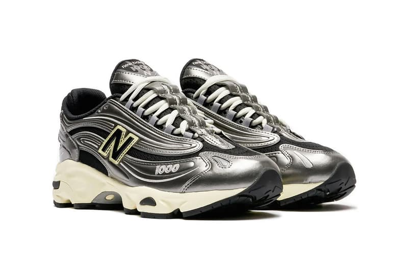 Official Look at the New Balance 1000 "Silver Metallic" M1000SL Silver Metallic/Black-Dawn Glow release info dad shoe april 2024 joe freshgoods