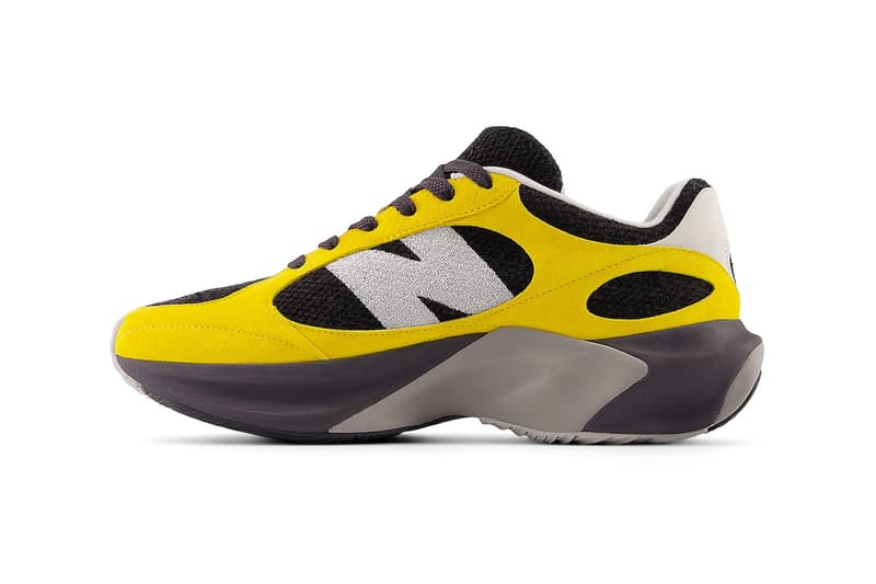 Official Look at the New Balance WRPD Runner "Lightning" UWRPDFSC yellow april 2024 futuristic suede thick soled shoes