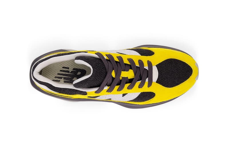 Official Look at the New Balance WRPD Runner "Lightning" UWRPDFSC yellow april 2024 futuristic suede thick soled shoes