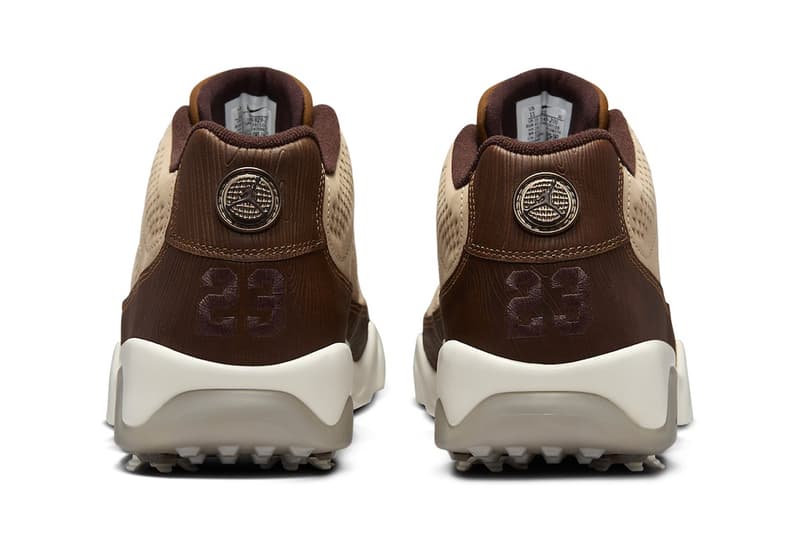 The Air Jordan 9 Golf Surfaces in a "Masters" Colorway FN6929-200 Release info april 2024 jumpman jordan brand green cleats