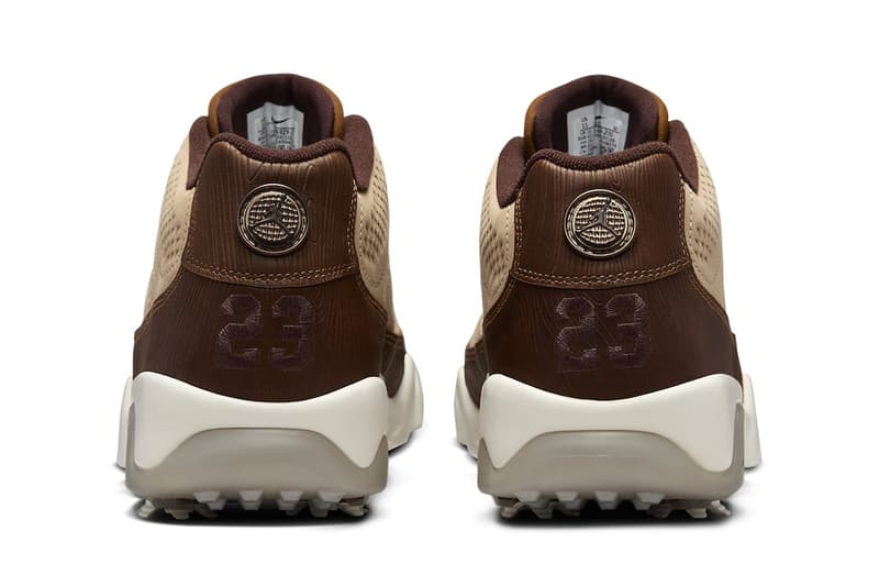 The Air Jordan 9 Golf Surfaces in a "Masters" Colorway FN6929-200 Release info april 2024 jumpman jordan brand green cleats