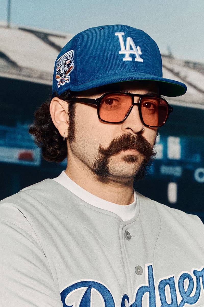 UNDEFEATED x Los Angeles Dodgers Come Together for a New Era 59FIFTY Collaborative Capsule collab collaboration baseball hats mlb major league baseball cap corduroy