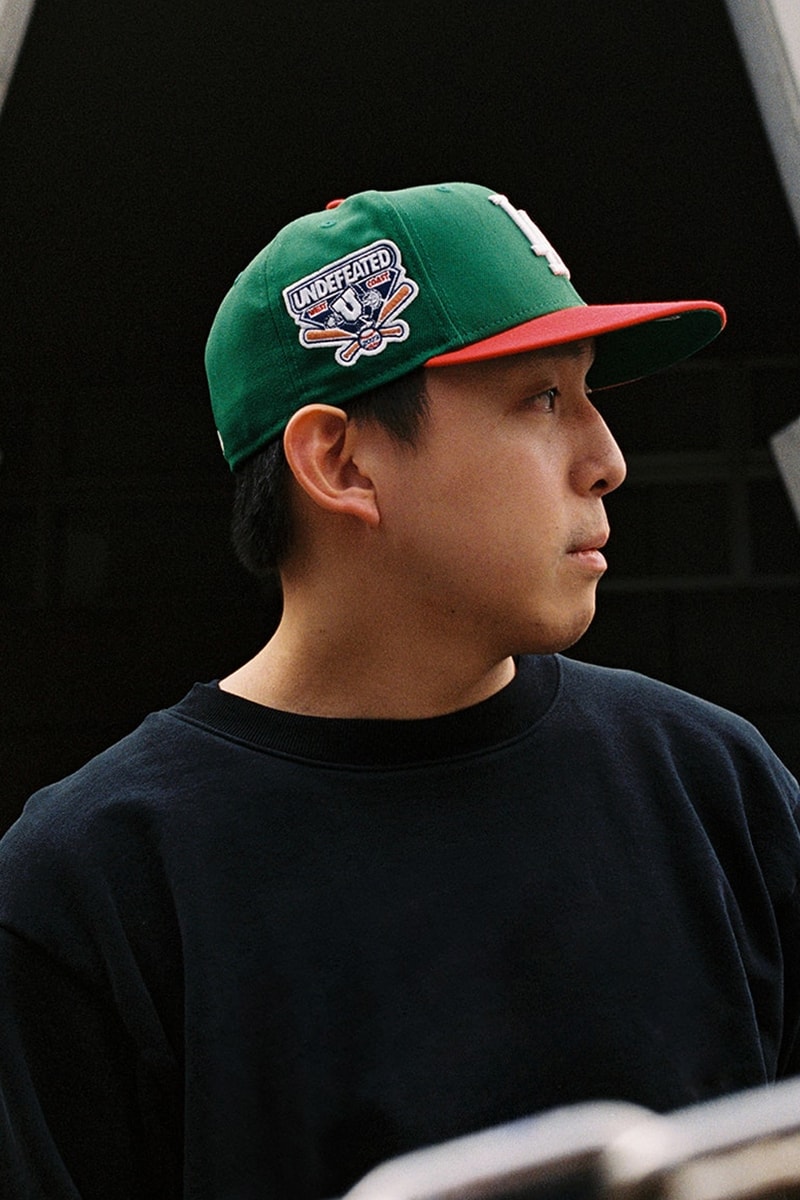 UNDEFEATED x Los Angeles Dodgers Come Together for a New Era 59FIFTY Collaborative Capsule collab collaboration baseball hats mlb major league baseball cap corduroy