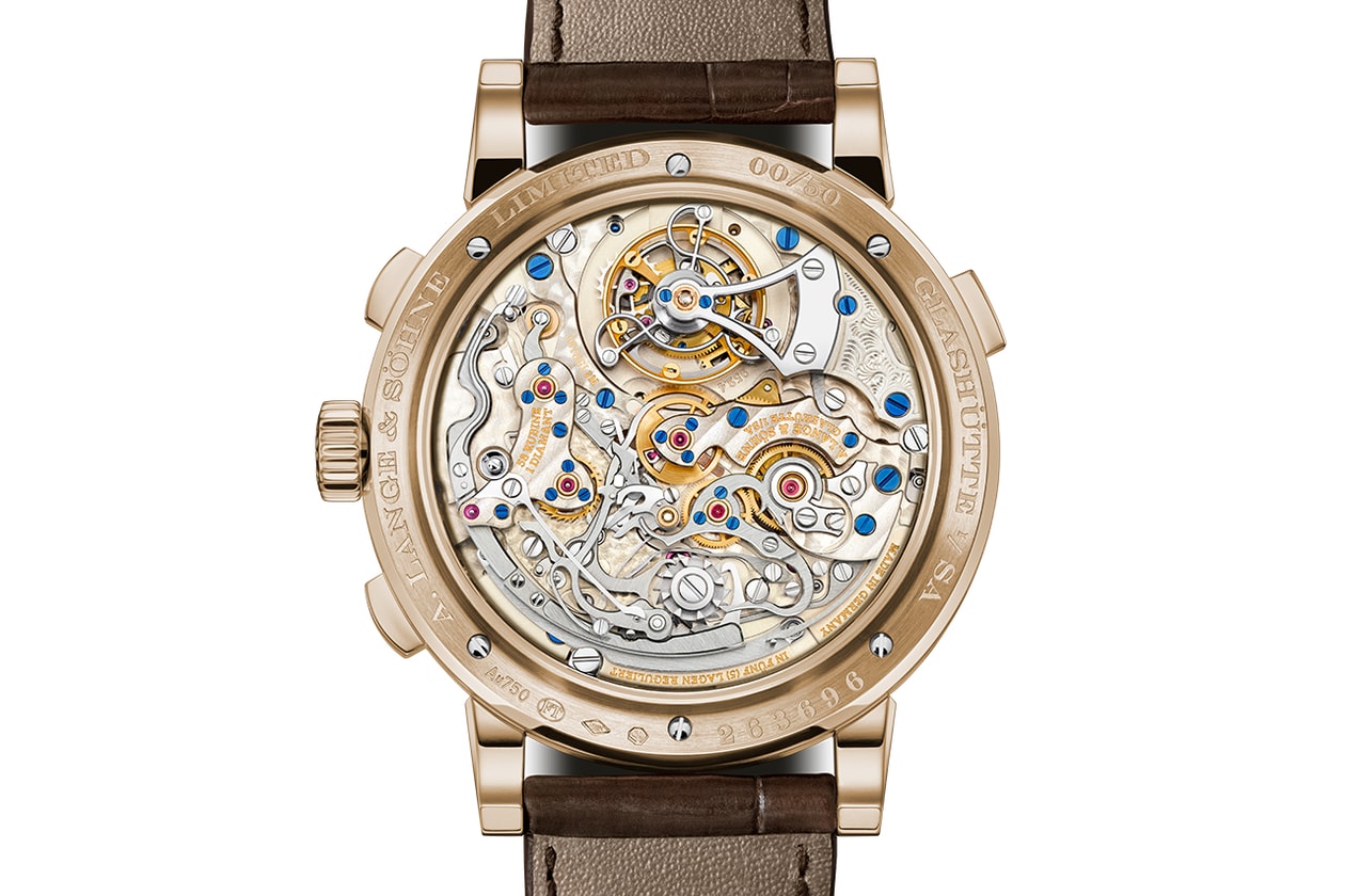 A. Lange & Sӧhne Watches & Wonders 2024 Novelties Datograph Perpetual Tourbillon Honeygold “Lumen” Datograph Up/Down Info 