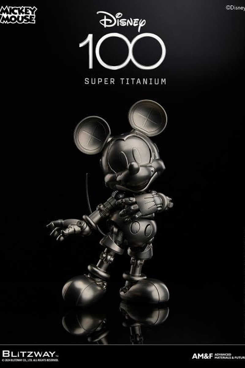 This Titanium Mickey Mouse Action Figure Costs $2,100 USD