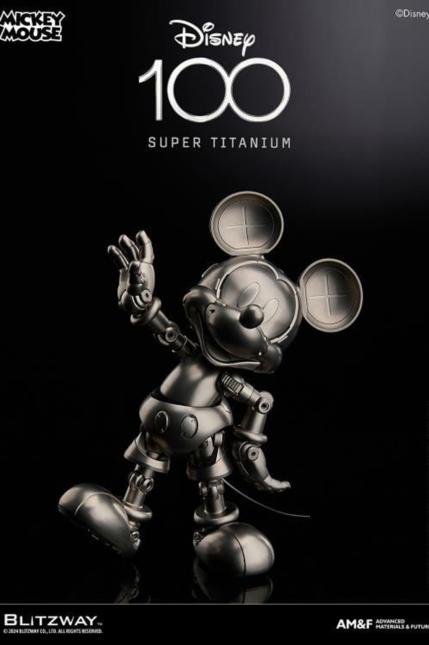 This Titanium Mickey Mouse Action Figure Costs $2,100 USD