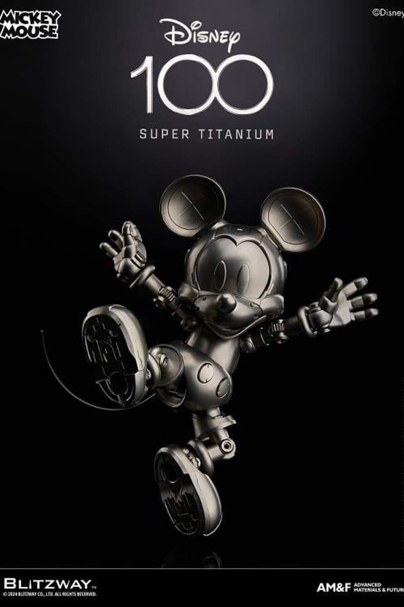 This Titanium Mickey Mouse Action Figure Costs $2,100 USD