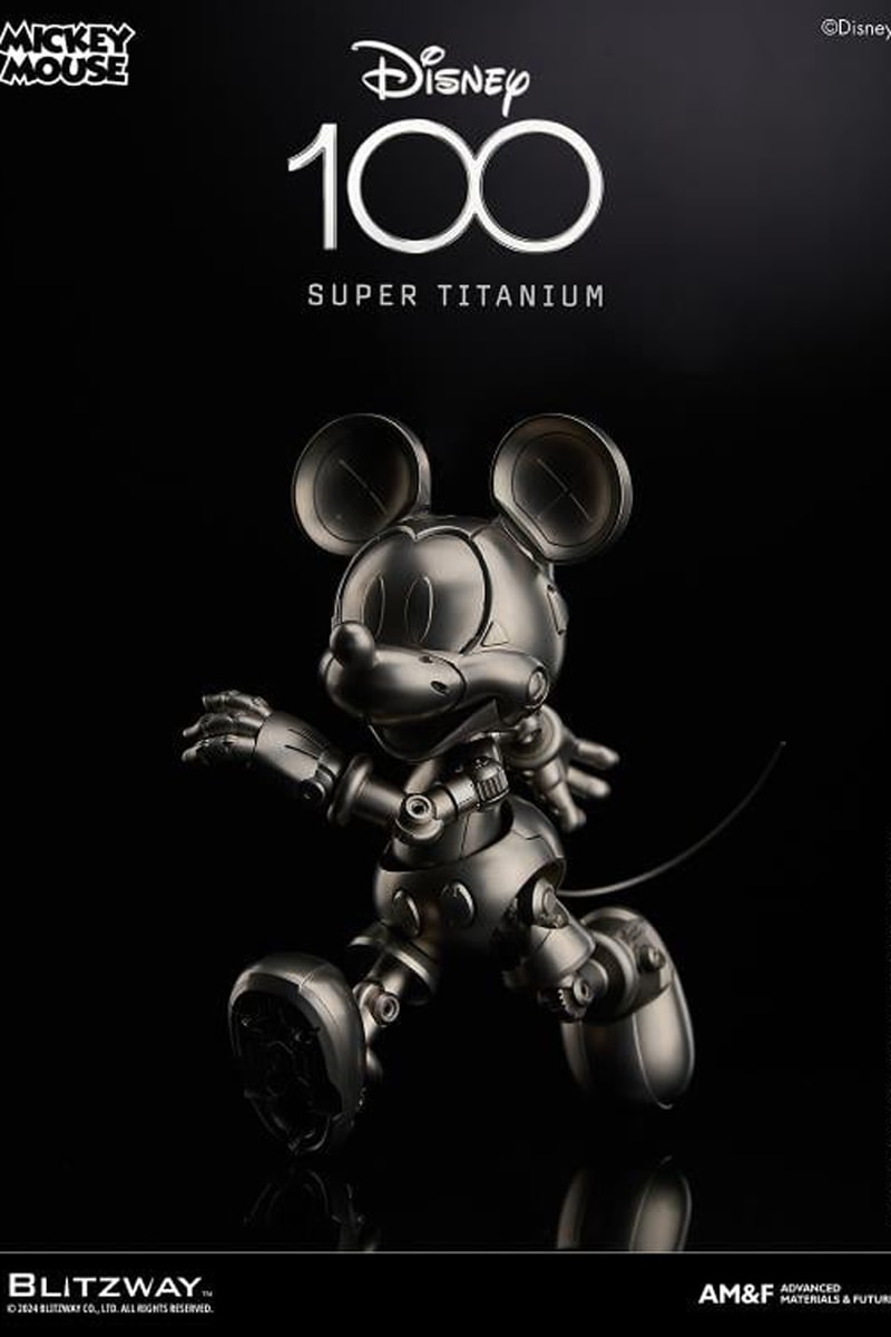This Titanium Mickey Mouse Action Figure Costs $2,100 USD