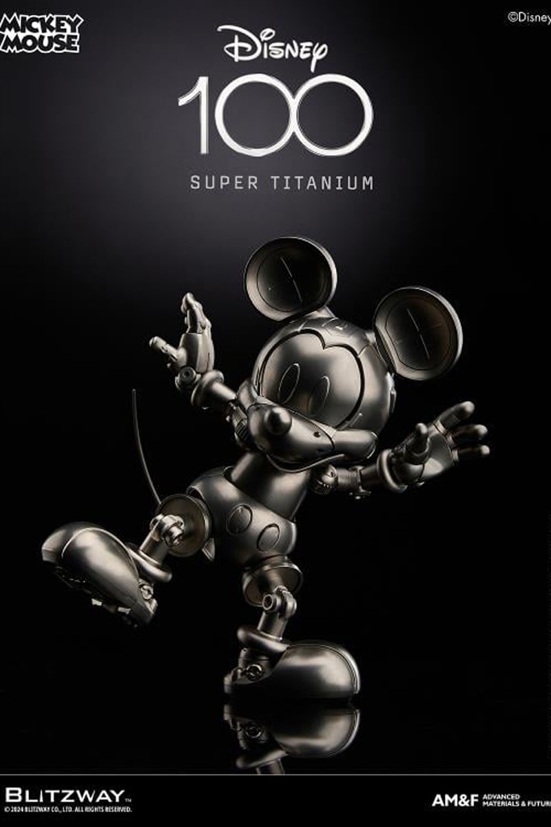 This Titanium Mickey Mouse Action Figure Costs $2,100 USD