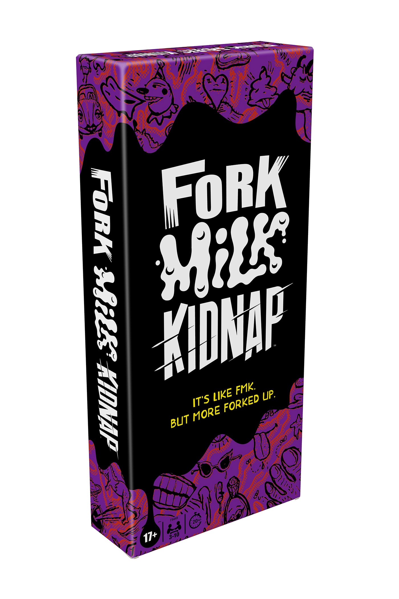Hasbro Adult Card Game "Fork Milk Kidnap" Reimagines F*%K Marry Kill