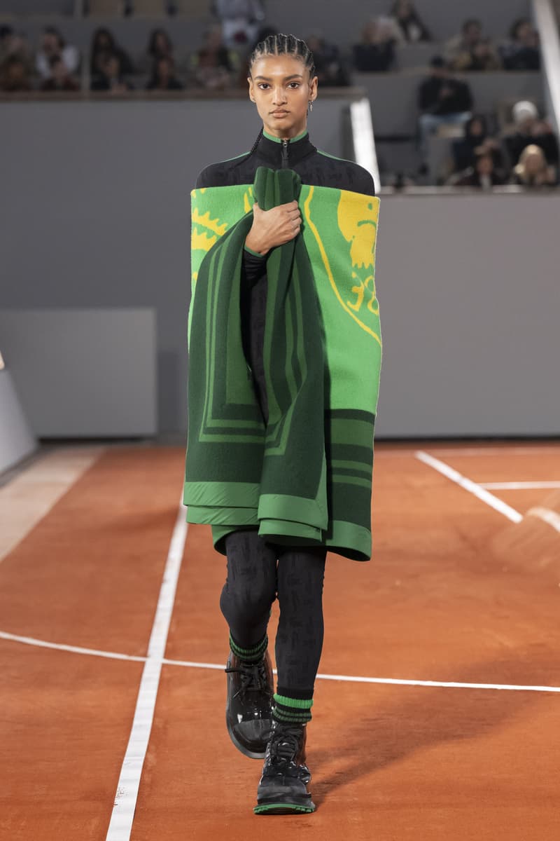 Lacoste Fall Winter 2024 Paris Fashion Week menswear womenswear runway show Pelagia Kolotouros