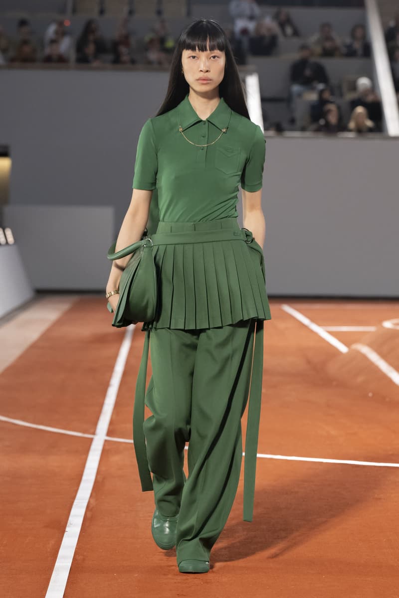 Lacoste Fall Winter 2024 Paris Fashion Week menswear womenswear runway show Pelagia Kolotouros