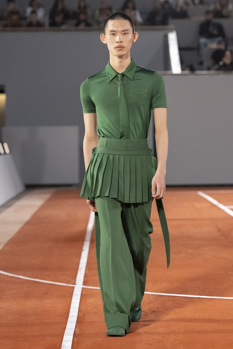 Lacoste Fall Winter 2024 Paris Fashion Week menswear womenswear runway show Pelagia Kolotouros