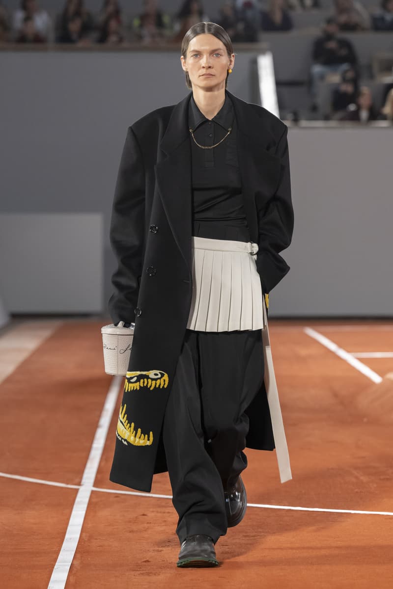 Lacoste Fall Winter 2024 Paris Fashion Week menswear womenswear runway show Pelagia Kolotouros