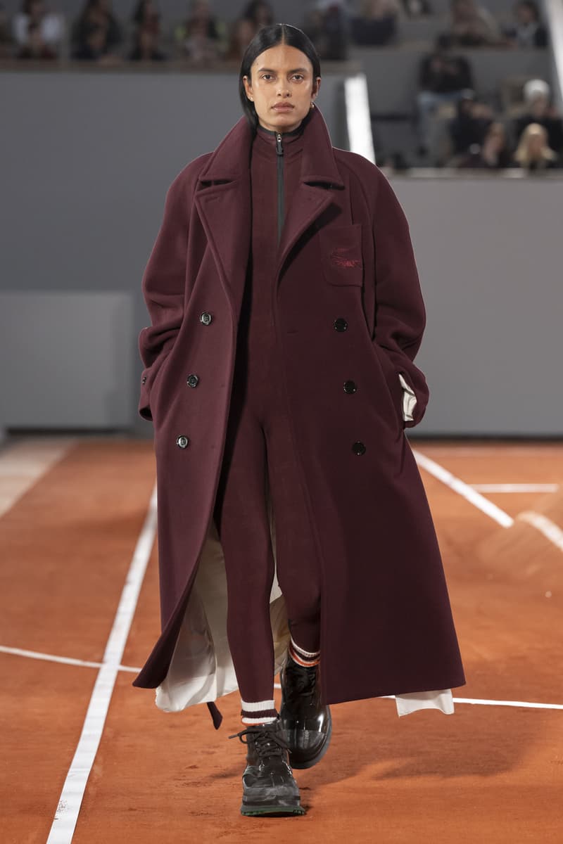 Lacoste Fall Winter 2024 Paris Fashion Week menswear womenswear runway show Pelagia Kolotouros