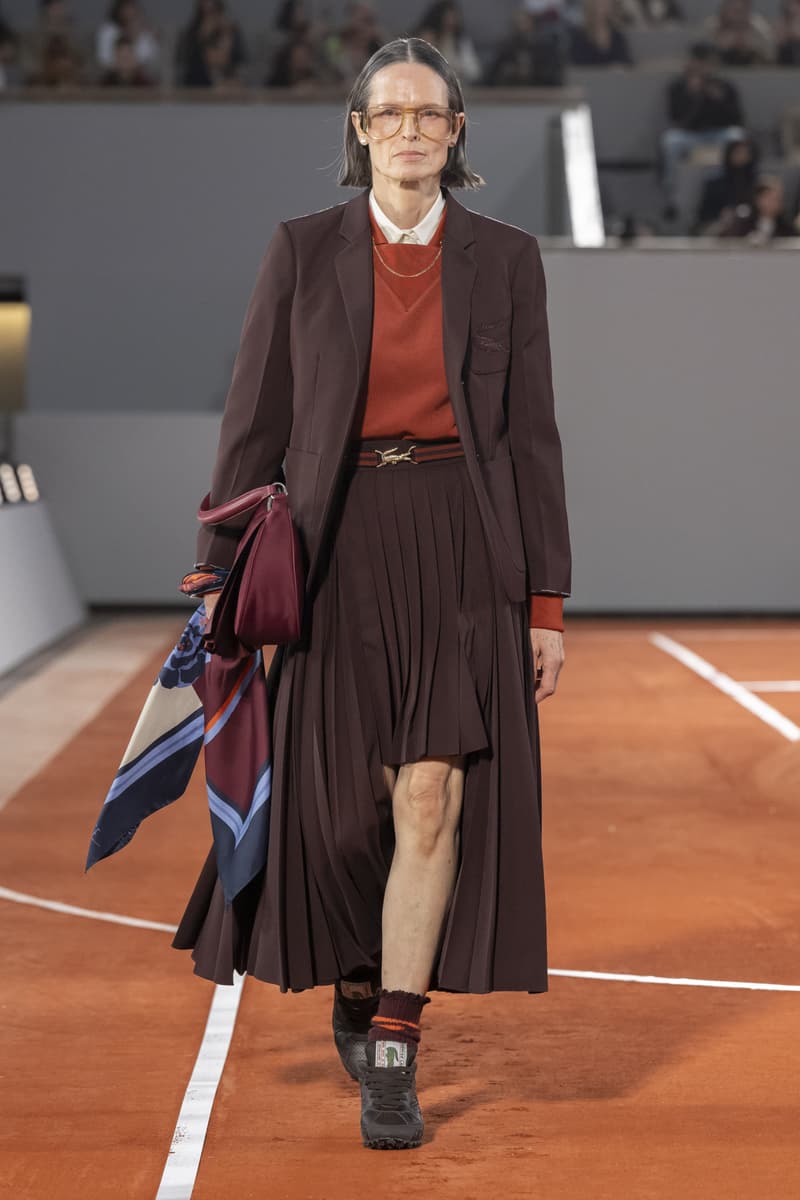 Lacoste Fall Winter 2024 Paris Fashion Week menswear womenswear runway show Pelagia Kolotouros