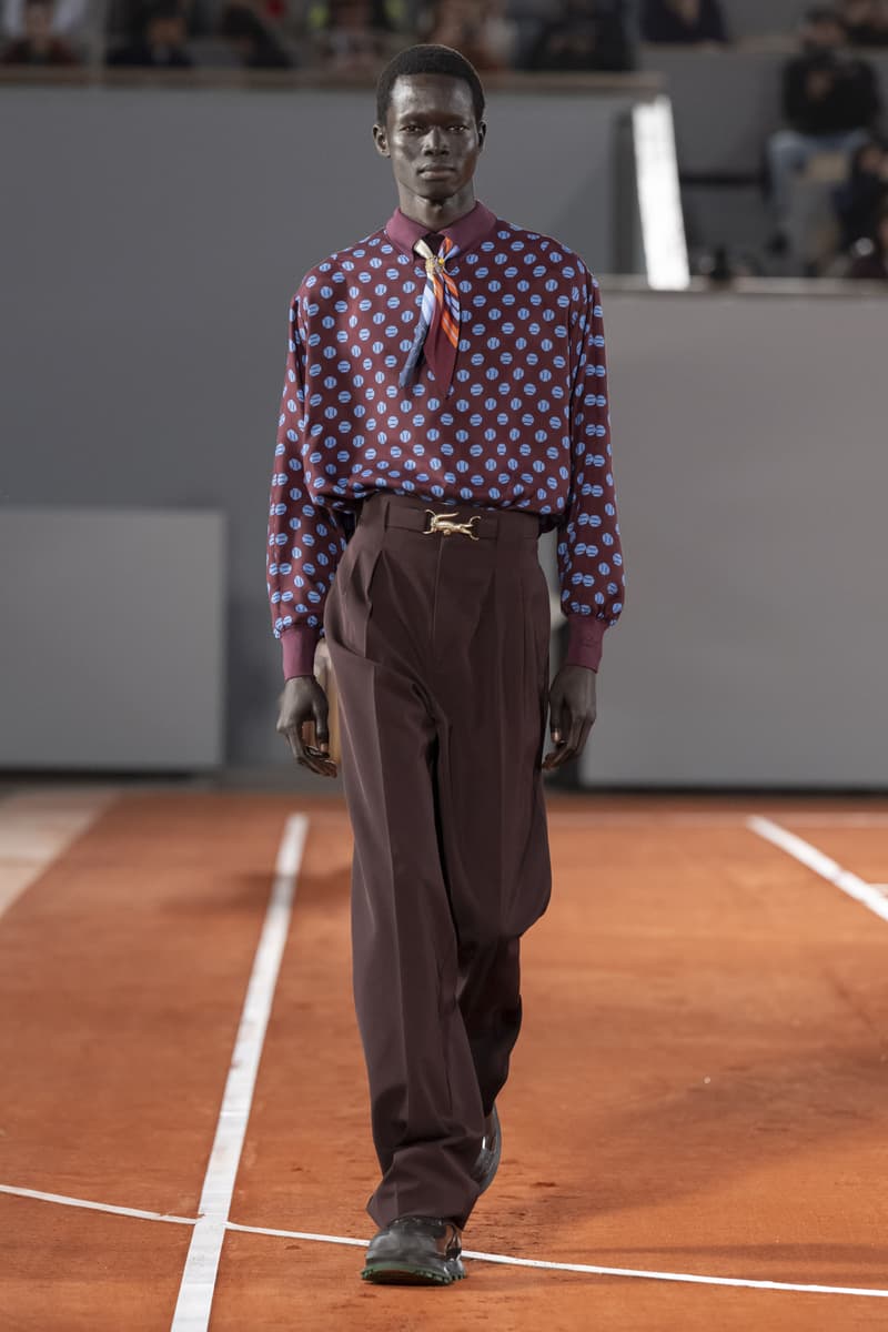 Lacoste Fall Winter 2024 Paris Fashion Week menswear womenswear runway show Pelagia Kolotouros