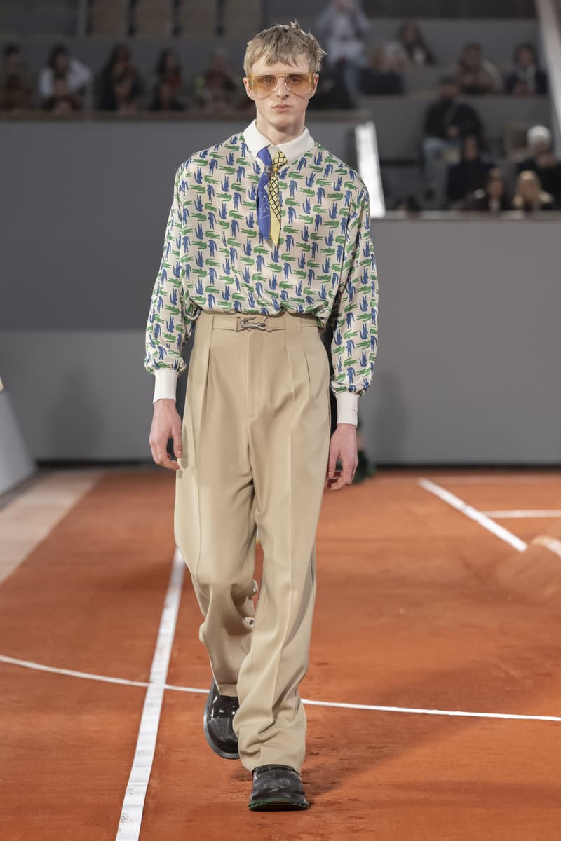 Lacoste Fall Winter 2024 Paris Fashion Week menswear womenswear runway show Pelagia Kolotouros