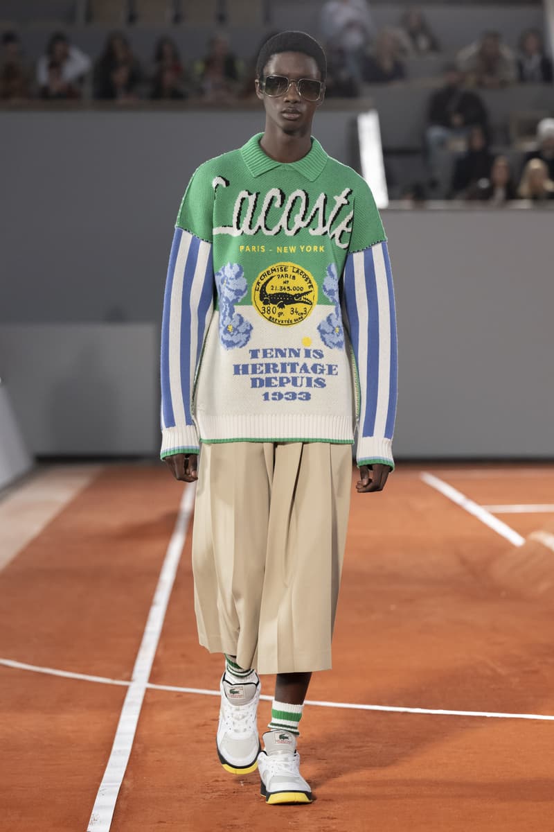 Lacoste Fall Winter 2024 Paris Fashion Week menswear womenswear runway show Pelagia Kolotouros